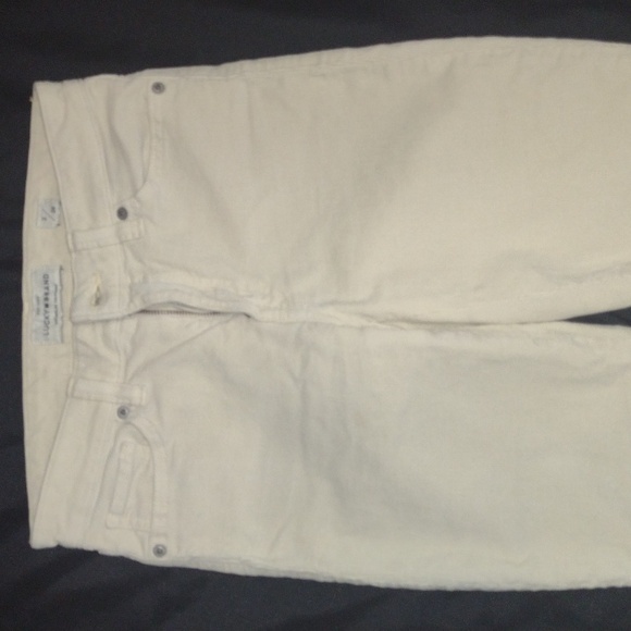 Women's Lucky Brand Size 2/26 Ava Skinny Off White Corduroy Pants. - Picture 5 of 8